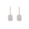 Thumbnail 3 - radiant-cut-halo-diamond-lever-back-earrings-2-carat-in-rose-gold-FD-EAR11235RAANGLE2-2.00CT-NL-RG