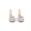 Load image into Gallery viewer, radiant-cut-halo-diamond-lever-back-earrings-2-carat-in-rose-gold-FD-EAR11235RAANGLE4-2.00CT-NL-RG