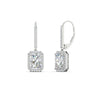 Load image into Gallery viewer, radiant-cut-halo-diamond-lever-back-earrings-2-carat-in-white-gold-FD-EAR11235RA-2.00CT-NL-WG