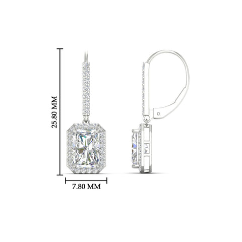 radiant-cut-halo-diamond-lever-back-earrings-2-carat-in-white-gold-FD-EAR11235RAANGLE1-2.00CT-NL-WG-HW