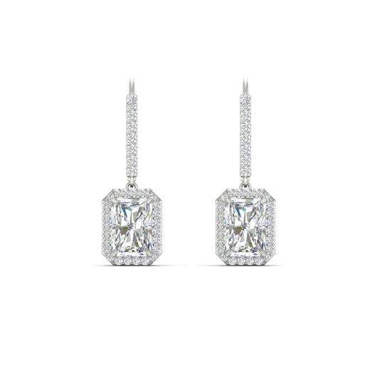 radiant-cut-halo-diamond-lever-back-earrings-2-carat-in-white-gold-FD-EAR11235RAANGLE2-2.00CT-NL-WG