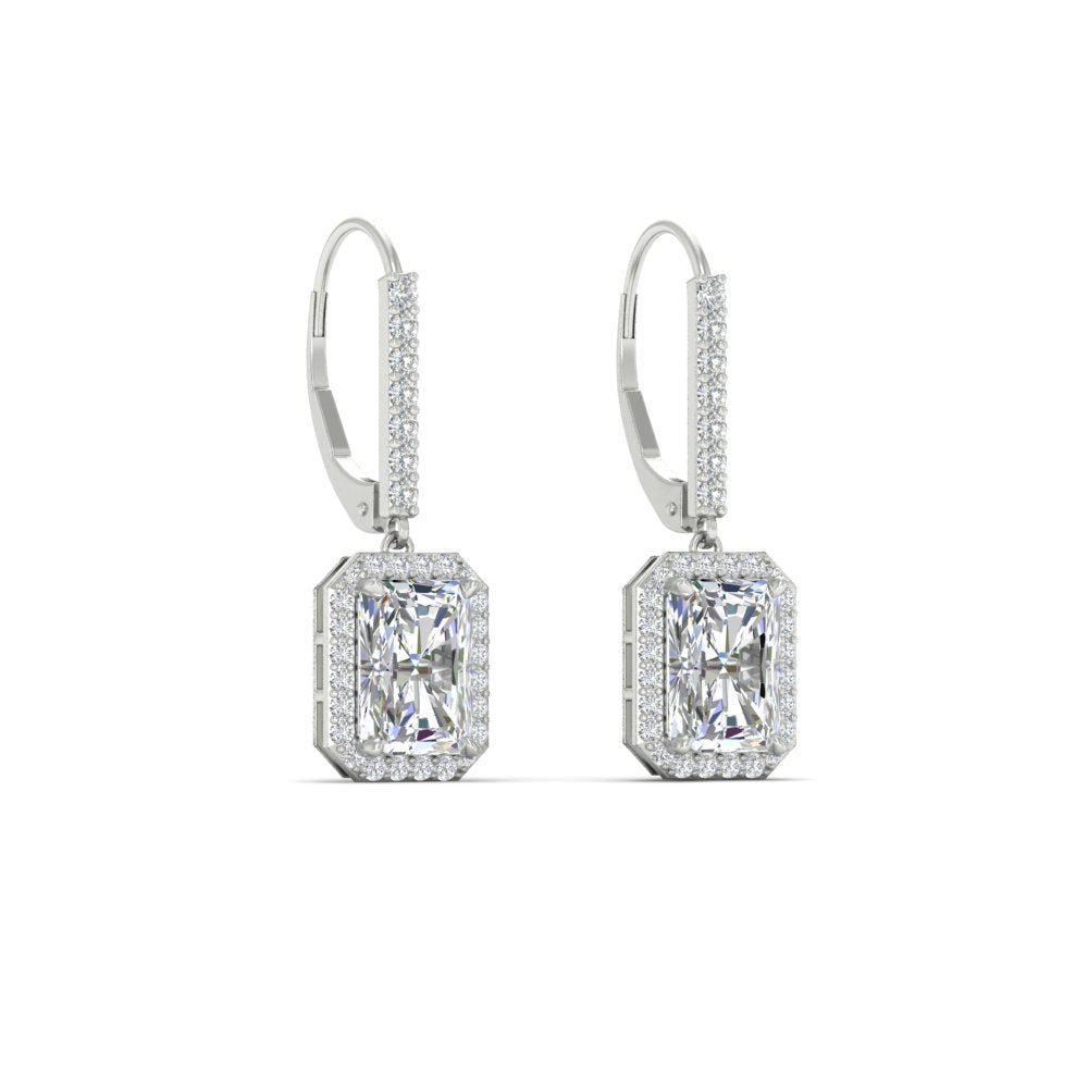 radiant-cut-halo-diamond-lever-back-earrings-2-carat-in-white-gold-FD-EAR11235RAANGLE3-2.00CT-NL-WG