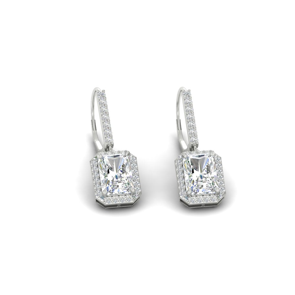 radiant-cut-halo-diamond-lever-back-earrings-2-carat-in-white-gold-FD-EAR11235RAANGLE4-2.00CT-NL-WG