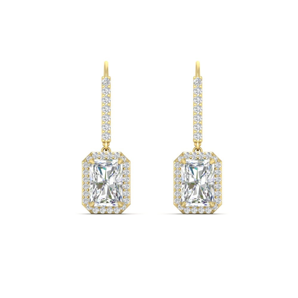 radiant-cut-halo-diamond-lever-back-earrings-2-carat-in-yellow-gold-FD-EAR11235RAANGLE2-2.00CT-NL-YG