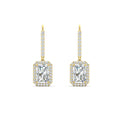 Thumbnail 13 - radiant-cut-halo-diamond-lever-back-earrings-2-carat-in-yellow-gold-FD-EAR11235RAANGLE2-2.00CT-NL-YG