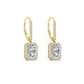 Thumbnail 14 - radiant-cut-halo-diamond-lever-back-earrings-2-carat-in-yellow-gold-FD-EAR11235RAANGLE3-2.00CT-NL-YG
