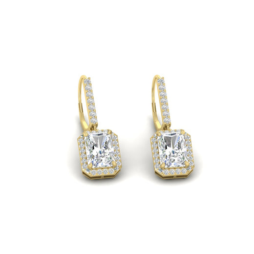 radiant-cut-halo-diamond-lever-back-earrings-2-carat-in-yellow-gold-FD-EAR11235RAANGLE4-2.00CT-NL-YG