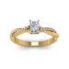 Load image into Gallery viewer, radiant-cut-infinity-twist-diamond-engagement-ring-in-yellow-gold-FD8253RARHAND-NL-YG