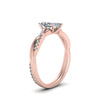 Load image into Gallery viewer, radiant-cut-infinity-twist-diamond-engagement-ring-in-rose-gold-FD8253RARHAND-NL-RG