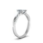 Load image into Gallery viewer, radiant-cut-infinity-twist-diamond-engagement-ring-in-white-gold-FD8253RARHAND-NL-WG
