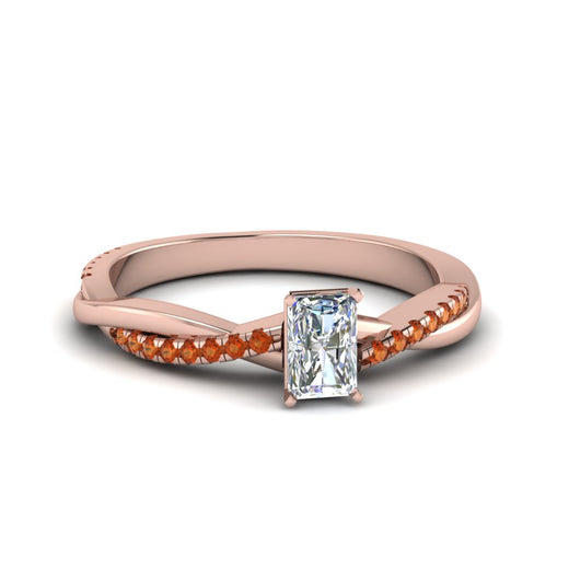 radiant-cut-infinity-twist-diamond-engagement-ring-with-orange-sapphire-in-14K-rose-gold-FD8253RARGSAOR-NL-RG