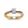 Load image into Gallery viewer, radiant-cut-infinity-twist-diamond-engagement-ring-with-pink-sapphire-in-14K-yellow-gold-FD8253RARGSADRPI-NL-YG