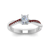 Load image into Gallery viewer, radiant-cut-infinity-twist-diamond-engagement-ring-with-ruby-in-14K-white-gold-FD8253RARGRUDR-NL-WG