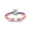 Load image into Gallery viewer, radiant-cut-infinity-twist-diamond-engagement-ring-with-violac-topaz-in-14K-rose-gold-FD8253RARGVITO-NL-RG