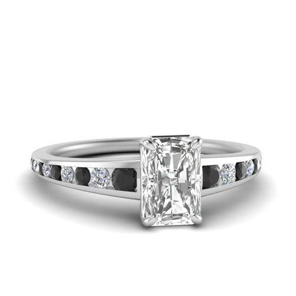 radiant-cut-lab-grown-diamond-graduated-channel-ring-in-white-goldwith-black-diamond-in-FD122866RARGBLACK-NL-WG