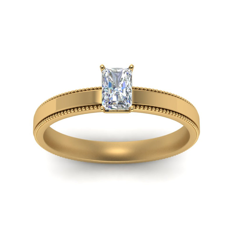 radiant-cut-milgrain-solitaire-engagement-ring-in-14K-yellow-gold-FD-ENR8985RARANGLE5-NL-YG