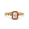Load image into Gallery viewer, radiant-cut-orange-sapphire-halo-petite-engagement-ring-in-yellow-gold-FD8523RARGSAORANGLE3-NL-YG