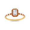 Load image into Gallery viewer, radiant-cut-orange-sapphire-halo-petite-engagement-ring-in-yellow-gold-FD8523RARGSAORANGLE3-NL-YG