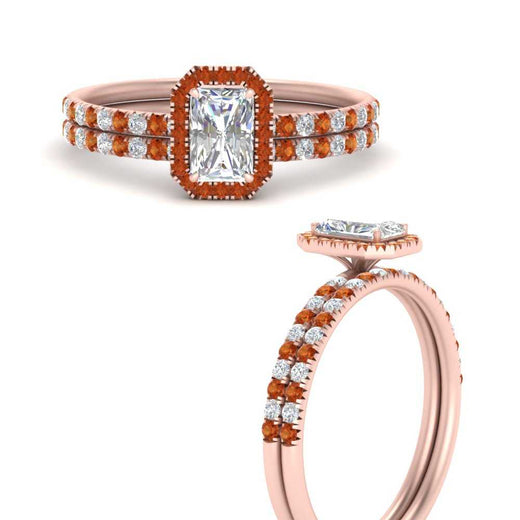 radiant-cut-orange-sapphire-halo-wedding-ring-set-in-rose-gold-FD-8523RAGSAOR-NL-RG