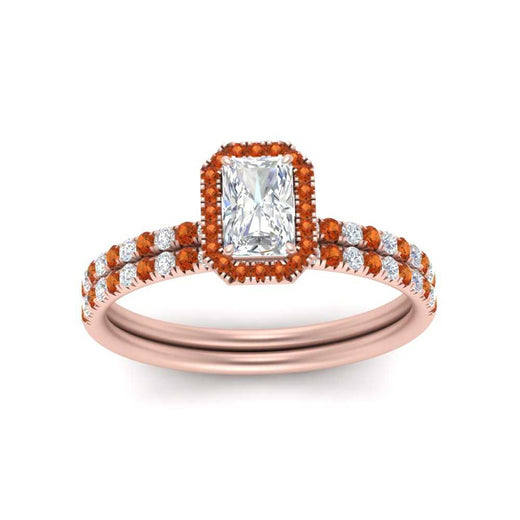 radiant-cut-orange-sapphire-halo-wedding-ring-set-in-rose-gold-FD-8523RAGSAOR-NL-RG