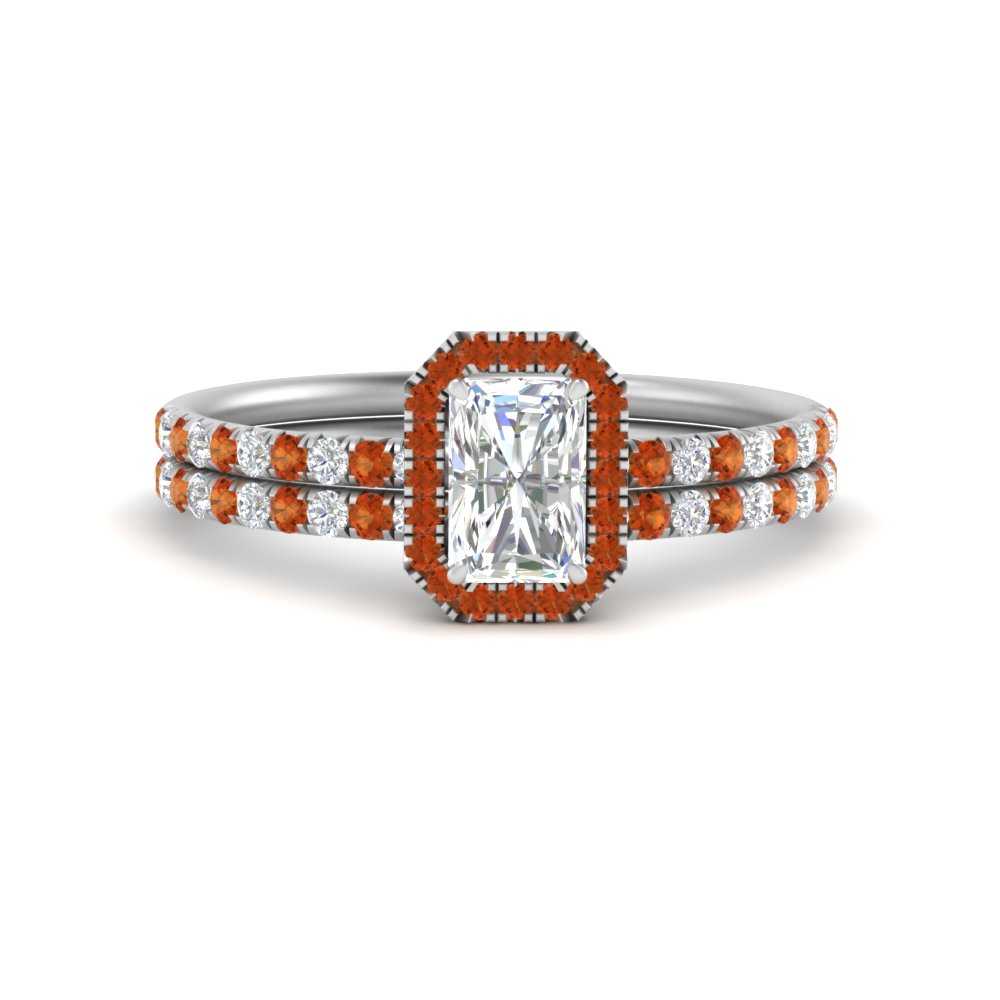 radiant-cut-orange-sapphire-halo-wedding-ring-set-in-white-gold-FD-8523RAGSAOR-NL-WG