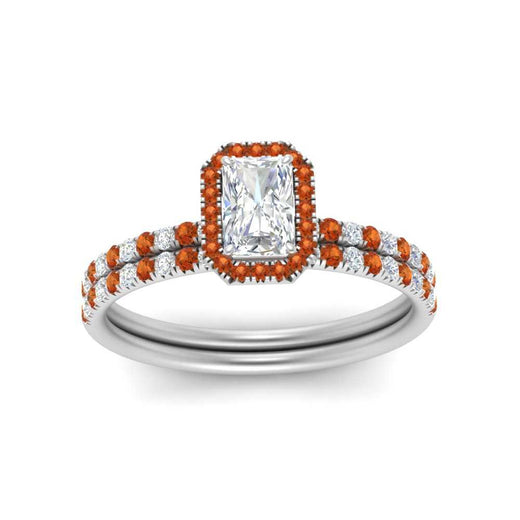 radiant-cut-orange-sapphire-halo-wedding-ring-set-in-white-gold-FD-8523RAGSAOR-NL-WG
