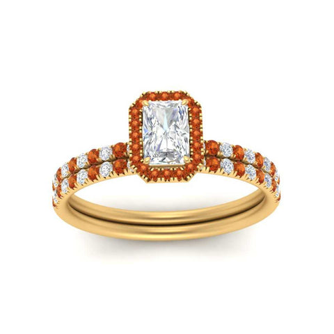 radiant-cut-orange-sapphire-halo-wedding-ring-set-in-yellow-gold-FD-8523RAGSAOR-NL-YG