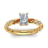 Load image into Gallery viewer, radiant-cut-orange-sapphire-twisted-vine-engagement-ring-in-yellow-gold-FD9127RARGSAORANGLE5-NL-YG