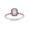 Load image into Gallery viewer, radiant-cut-pink-sapphire-halo-petite-engagement-ring-in-white-gold-FD8523RARGSADRPIANGLE3-NL-WG