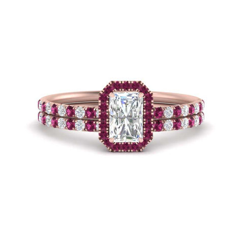 radiant-cut-pink-sapphire-halo-wedding-ring-set-in-rose-gold-FD-8523RAGSADRPI-NL-RG