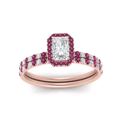 radiant-cut-pink-sapphire-halo-wedding-ring-set-in-rose-gold-FD-8523RAGSADRPI-NL-RG