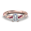 Load image into Gallery viewer, radiant-cut-pink-sapphire-twisted-vine-engagement-ring-in-rose-gold-FD9127RARGSADRPI-NL-RG