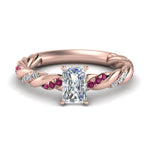 Load image into Gallery viewer, radiant-cut-pink-sapphire-twisted-vine-engagement-ring-in-rose-gold-FD9127RARGSADRPI-NL-RG
