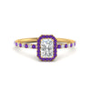 Load image into Gallery viewer, radiant-cut-purple-topaz-halo-petite-engagement-ring-in-yellow-gold-FD8523RARGVITOANGLE3-NL-YG