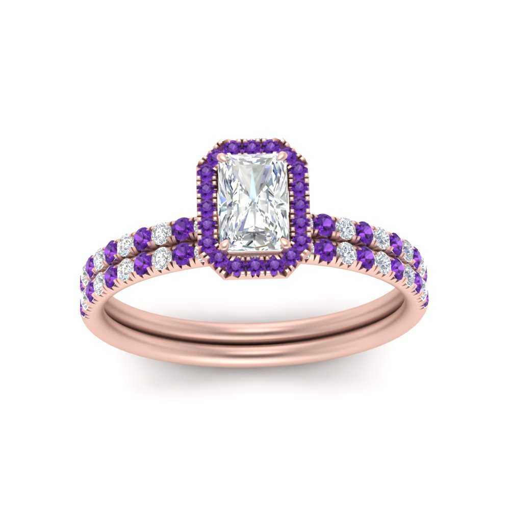 radiant-cut-purple-topaz-halo-wedding-ring-set-in-rose-gold-FD-8523RAGVITO-NL-RG