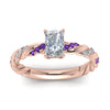 Load image into Gallery viewer, radiant-cut-purple-topaz-twisted-vine-engagement-ring-in-rose-gold-FD9127RARGVITOANGLE5-NL-RG