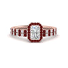 Load image into Gallery viewer, radiant-cut-ruby-halo-wedding-ring-set-in-rose-gold-FD-8523RAGRUDR-NL-RG
