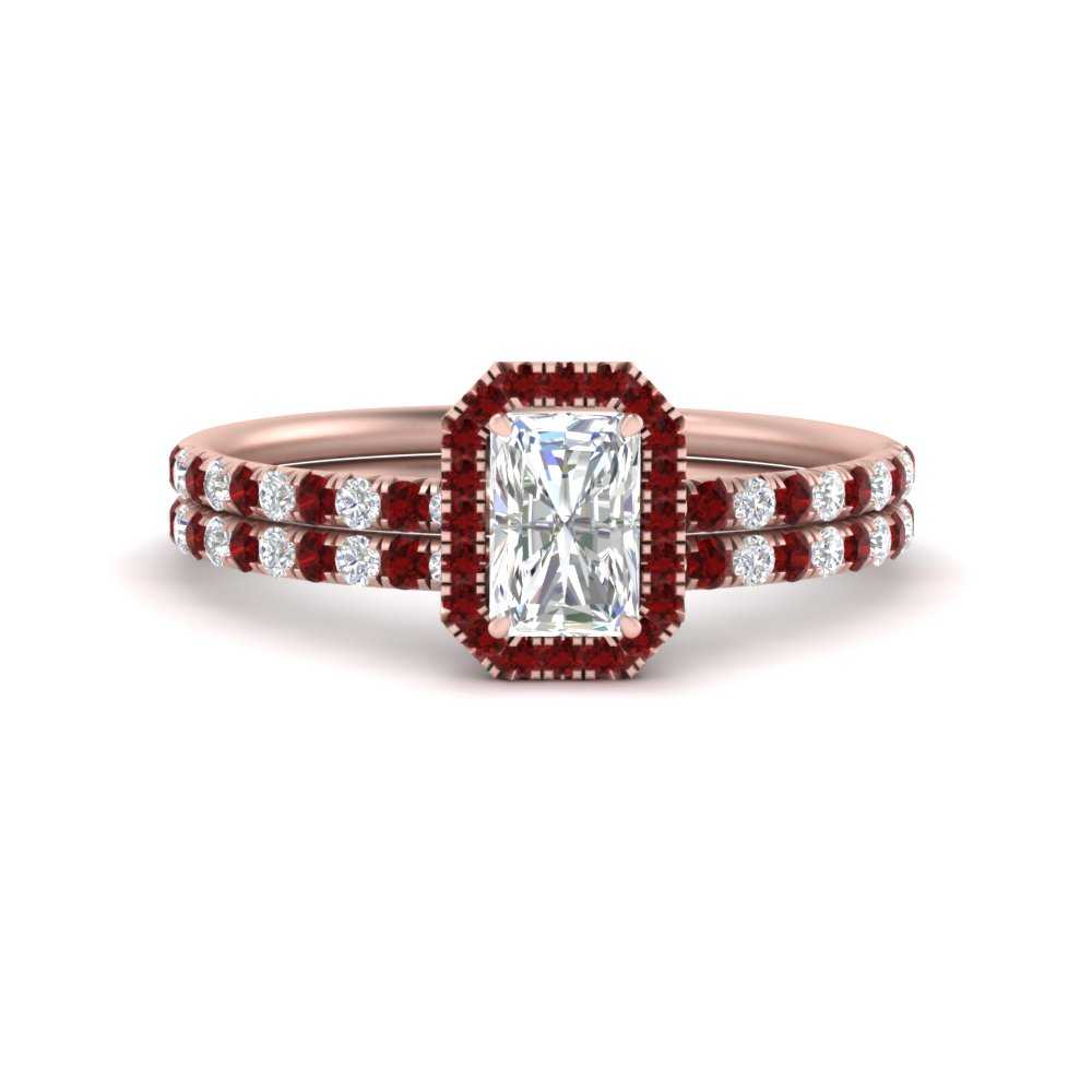 radiant-cut-ruby-halo-wedding-ring-set-in-rose-gold-FD-8523RAGRUDR-NL-RG