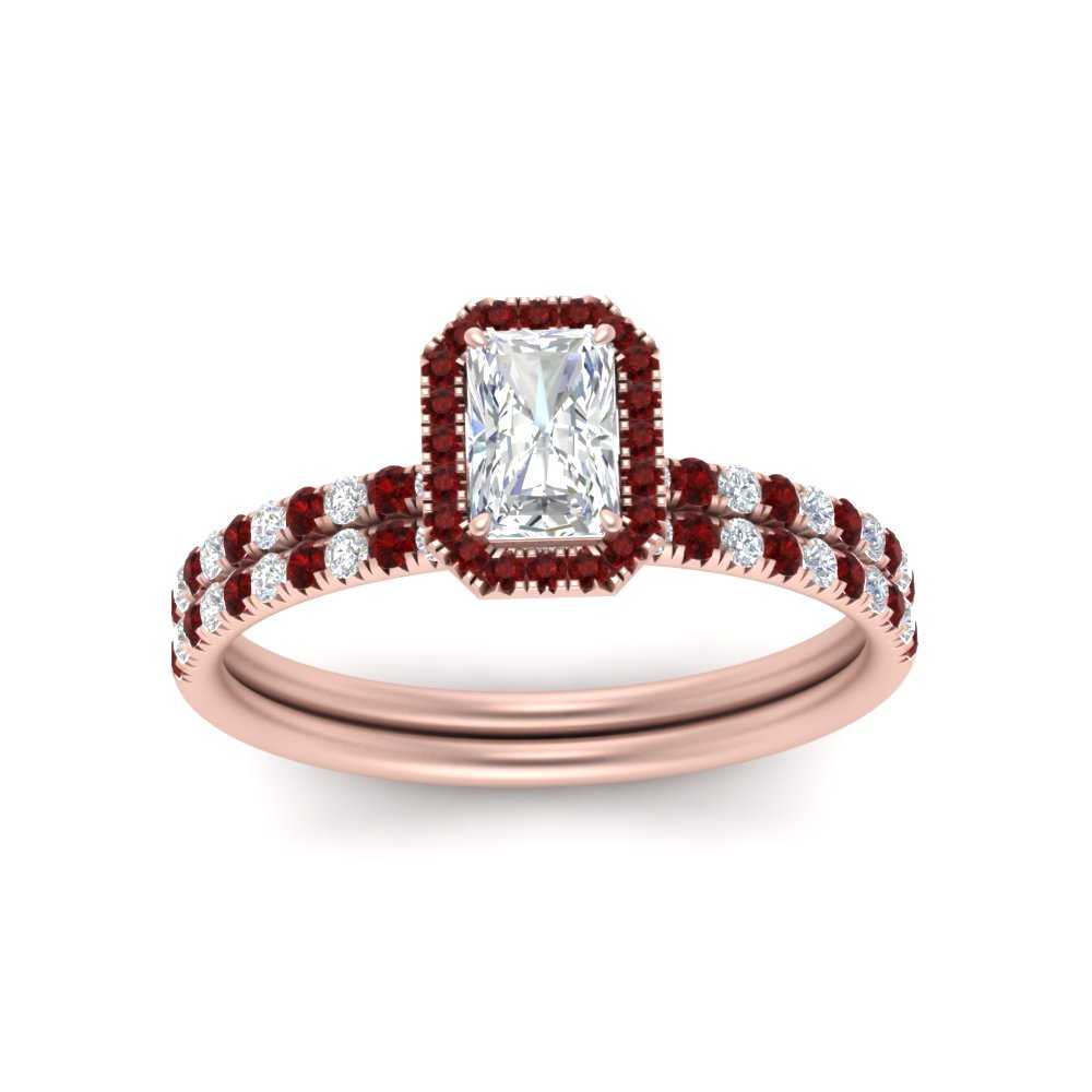 radiant-cut-ruby-halo-wedding-ring-set-in-rose-gold-FD-8523RAGRUDR-NL-RG