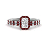 Load image into Gallery viewer, radiant-cut-ruby-halo-wedding-ring-set-in-white-gold-FD-8523RAGRUDR-NL-WG