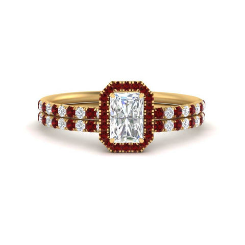 radiant-cut-ruby-halo-wedding-ring-set-in-yellow-gold-FD-8523RAGRUDR-NL-YG