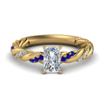Load image into Gallery viewer, radiant-cut-sapphire-twisted-vine-engagement-ring-in-yellow-gold-FD9127RARGSABL-NL-YG