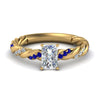Load image into Gallery viewer, radiant-cut-sapphire-twisted-vine-engagement-ring-in-yellow-gold-FD9127RARGSABL-NL-YG