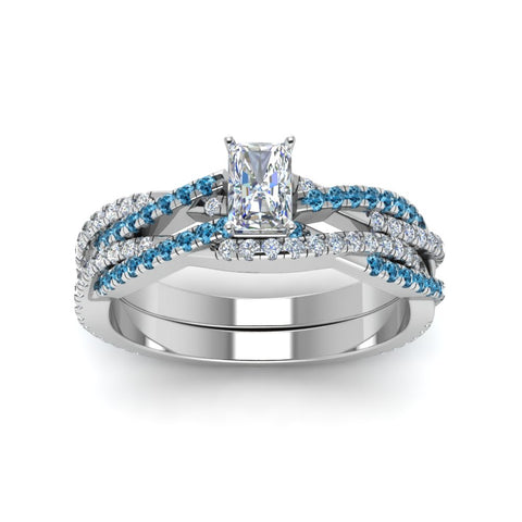 radiant-cut-simple-diamond-twisted-vine-bridal-ring-sets-with-ice-blue-topaz-in-950-Platinum-FD8233RAGICBLTO-NL-WG