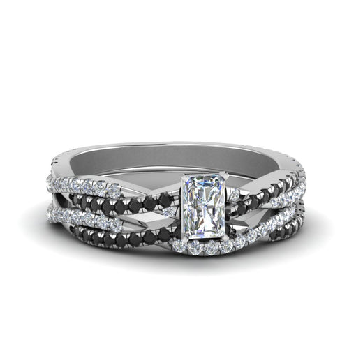 radiant-cut-simple-twisted-vine-bridal-ring-sets-with-black-diamond-in-950-Platinum-FD8233RAGBLACK-NL-WG