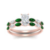 Load image into Gallery viewer, radiant-cut-single-prong-marquise-emerald-engagement-ring-and-band-in-FD9939RAGEMGR-NL-RG