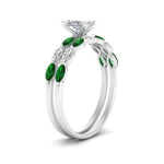 Load image into Gallery viewer, radiant-cut-single-prong-marquise-emerald-engagement-ring-and-band-in-FD9939RAGEMGR-NL-WG
