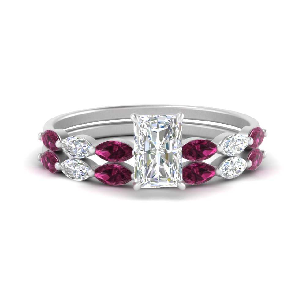 radiant-cut-single-prong-marquise-pink-sapphire-engagement-ring-and-band-in-FD9939RAGSADRPI-NL-WG