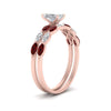 Load image into Gallery viewer, radiant-cut-single-prong-marquise-ruby-engagement-ring-and-band-in-FD9939RAGRUDR-NL-RG