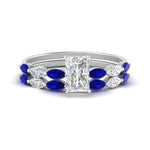Load image into Gallery viewer, radiant-cut-single-prong-marquise-sapphire-engagement-ring-and-band-in-FD9939RAGSABL-NL-WG
